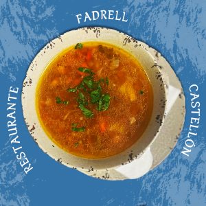 Sopa de ternera